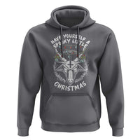 Gothic Xmas Hoodie Have Yourself A Scary Little Christmas Satan Pentagram