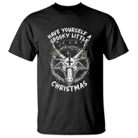 Gothic Xmas T Shirt Have Yourself A Scary Little Christmas Satan Pentagram - Wonder Print Shop