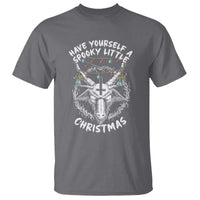 Gothic Xmas T Shirt Have Yourself A Scary Little Christmas Satan Pentagram - Wonder Print Shop
