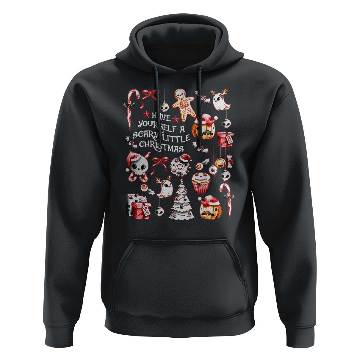 Gothic Xmas Hoodie Have Yourself A Scary Little Christmas