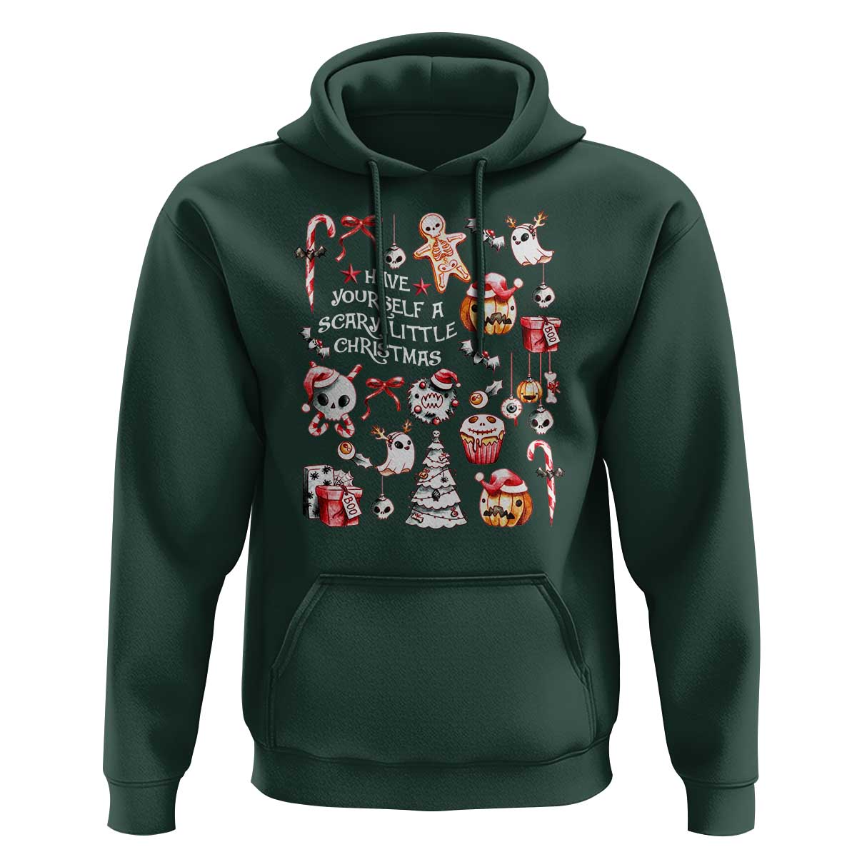 Gothic Xmas Hoodie Have Yourself A Scary Little Christmas