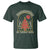 Gothic Xmas T Shirt Summoning Holiday Spirit Skeleton Christmas Tree - Wonder Print Shop