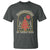 Gothic Xmas T Shirt Summoning Holiday Spirit Skeleton Christmas Tree - Wonder Print Shop