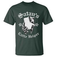 Funny Xmas Satan's Little Helper T Shirt - Wonder Print Shop
