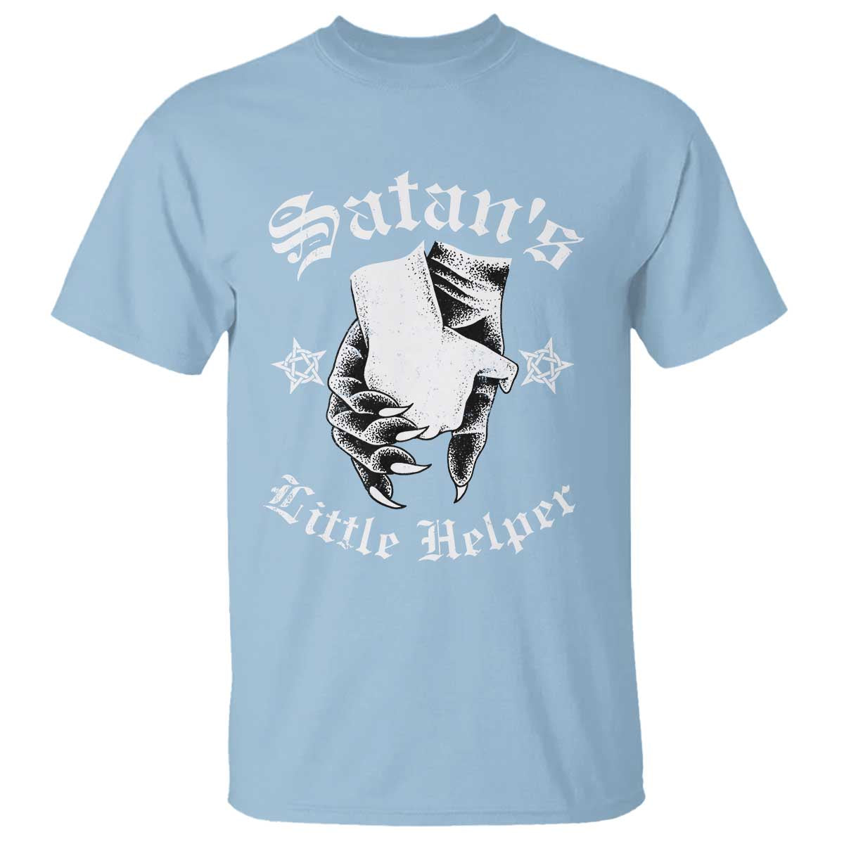 Funny Xmas Satan's Little Helper T Shirt - Wonder Print Shop
