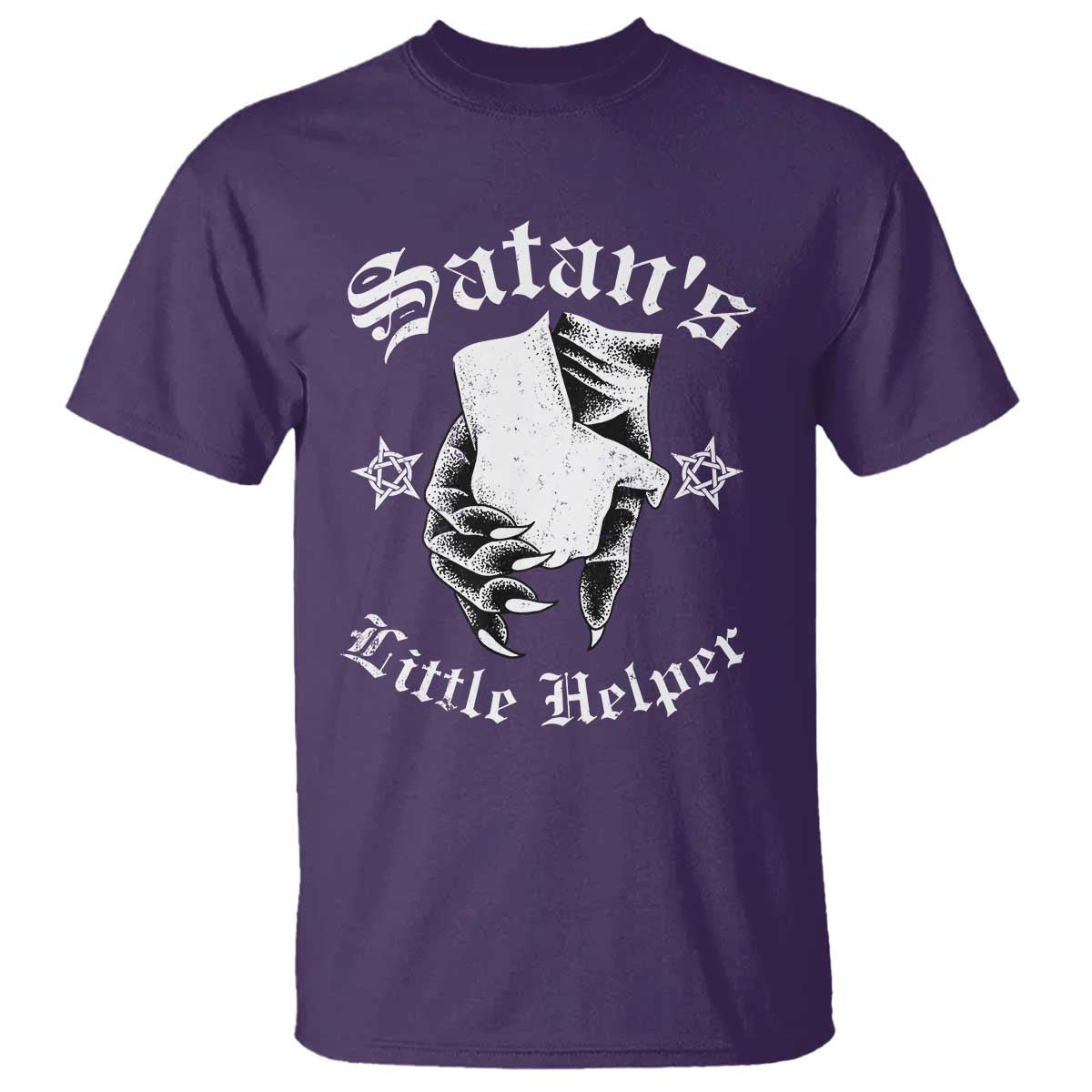Funny Xmas Satan's Little Helper T Shirt - Wonder Print Shop