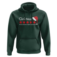 Funny Christmas Hoodie Five Stars Totally Awesome Highly Recommend