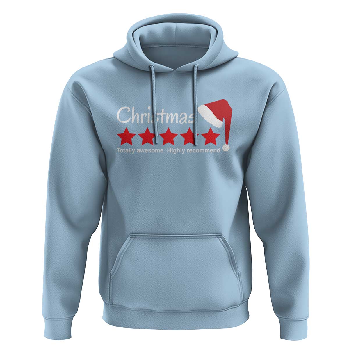 Funny Christmas Hoodie Five Stars Totally Awesome Highly Recommend