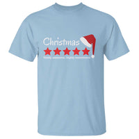 Funny Christmas T Shirt Five Stars Totally Awesome Highly Recommend - Wonder Print Shop