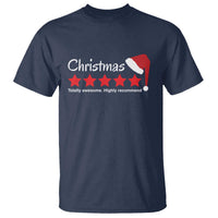 Funny Christmas T Shirt Five Stars Totally Awesome Highly Recommend - Wonder Print Shop