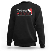 Funny Christmas Bah Humbug Sweatshirt One Star Very Bad Would Not recommend - Wonder Print Shop