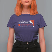 Funny Christmas Bah Humbug T Shirt For Women One Star Very Bad Would Not recommend - Wonder Print Shop