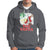 Bad Santa Merry Chrsitmas Funny  Naughty Xmas Hoodie - Wonder Print Shop