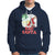 Bad Santa Merry Chrsitmas Funny  Naughty Xmas Hoodie - Wonder Print Shop