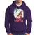 Bad Santa Merry Chrsitmas Funny  Naughty Xmas Hoodie - Wonder Print Shop