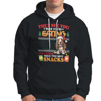 Christmas Hoodie Basset Hound See You're Eating Dog Lover - Wonder Print Shop