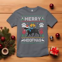 Christmas T Shirt Merry Woofmas Black Lab Dog Lover - Wonder Print Shop