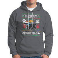 Christmas Hoodie Merry Woofmas Black Lab Dog Lover - Wonder Print Shop