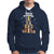 Feliz Navidog Dog Christmas Tree Hoodie - Wonder Print Shop