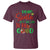 Funny Christmas T Shirt Deer Santa Is It Too Late To Be Good - Wonder Print Shop