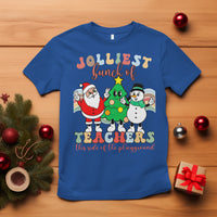 Christmas T Shirt Jolliest Bunch Of Teachers This Side Of The Playground - Wonder Print Shop
