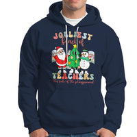 Christmas Hoodie Jolliest Bunch Of Teachers This Side Of The Playground - Wonder Print Shop