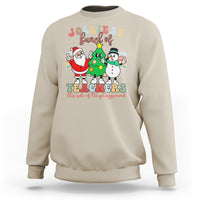 Christmas Sweatshirt Jolliest Bunch Of Teachers This Side Of The Playground - Wonder Print Shop