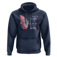 Christian Hoodie Blessed By God Loved By Jesus Led By The Spirit