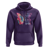 Christian Hoodie Blessed By God Loved By Jesus Led By The Spirit