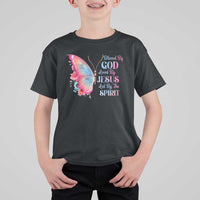 Christian T Shirt For Kid Blessed By God Loved By Jesus Led By The Spirit - Wonder Print Shop