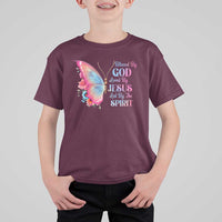 Christian T Shirt For Kid Blessed By God Loved By Jesus Led By The Spirit - Wonder Print Shop