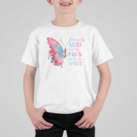Christian T Shirt For Kid Blessed By God Loved By Jesus Led By The Spirit - Wonder Print Shop