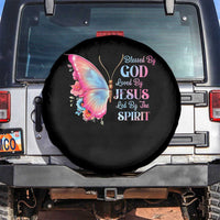 Christian Spare Tire Cover Blessed By God Loved By Jesus Led By The Spirit