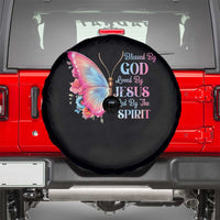 Christian Spare Tire Cover Blessed By God Loved By Jesus Led By The Spirit