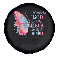 Christian Spare Tire Cover Blessed By God Loved By Jesus Led By The Spirit