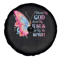 Christian Spare Tire Cover Blessed By God Loved By Jesus Led By The Spirit