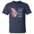 Christian T Shirt Blessed By God Loved By Jesus Led By The Spirit - Wonder Print Shop