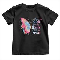 Christian Toddler T Shirt Blessed By God Loved By Jesus Led By The Spirit