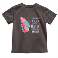 Christian Toddler T Shirt Blessed By God Loved By Jesus Led By The Spirit