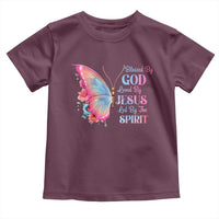 Christian Toddler T Shirt Blessed By God Loved By Jesus Led By The Spirit