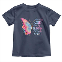 Christian Toddler T Shirt Blessed By God Loved By Jesus Led By The Spirit