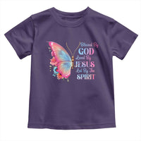 Christian Toddler T Shirt Blessed By God Loved By Jesus Led By The Spirit