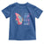 Christian Toddler T Shirt Blessed By God Loved By Jesus Led By The Spirit