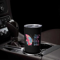 Christian Tumbler Cup Blessed By God Loved By Jesus Led By The Spirit