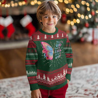 Christian Ugly Christmas Sweater Blessed By God Loved By Jesus Led By The Spirit - Wonder Print Shop