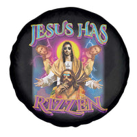 Jesus Has Rizzen Christian Funny Cool Meme Spare Tire Cover