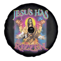 Jesus Has Rizzen Christian Funny Cool Meme Spare Tire Cover