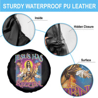 Jesus Has Rizzen Christian Funny Cool Meme Spare Tire Cover
