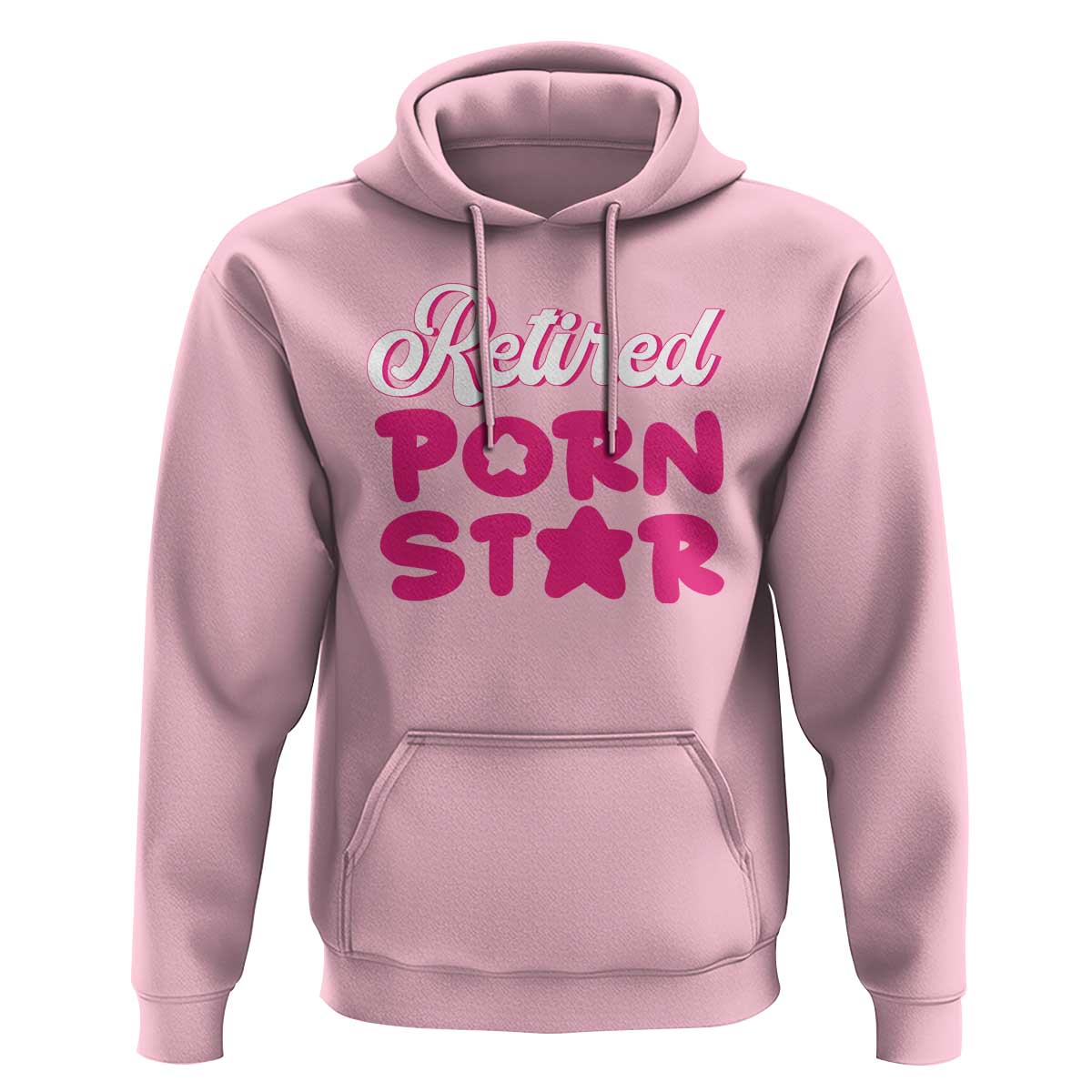 Funny Naughty Adult Humor Retirement Hoodie Retired P0rn Star