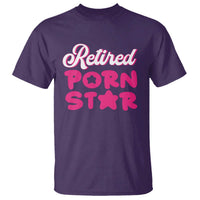 Funny Naughty Adult Humor Retirement T Shirt Retired P0rn Star